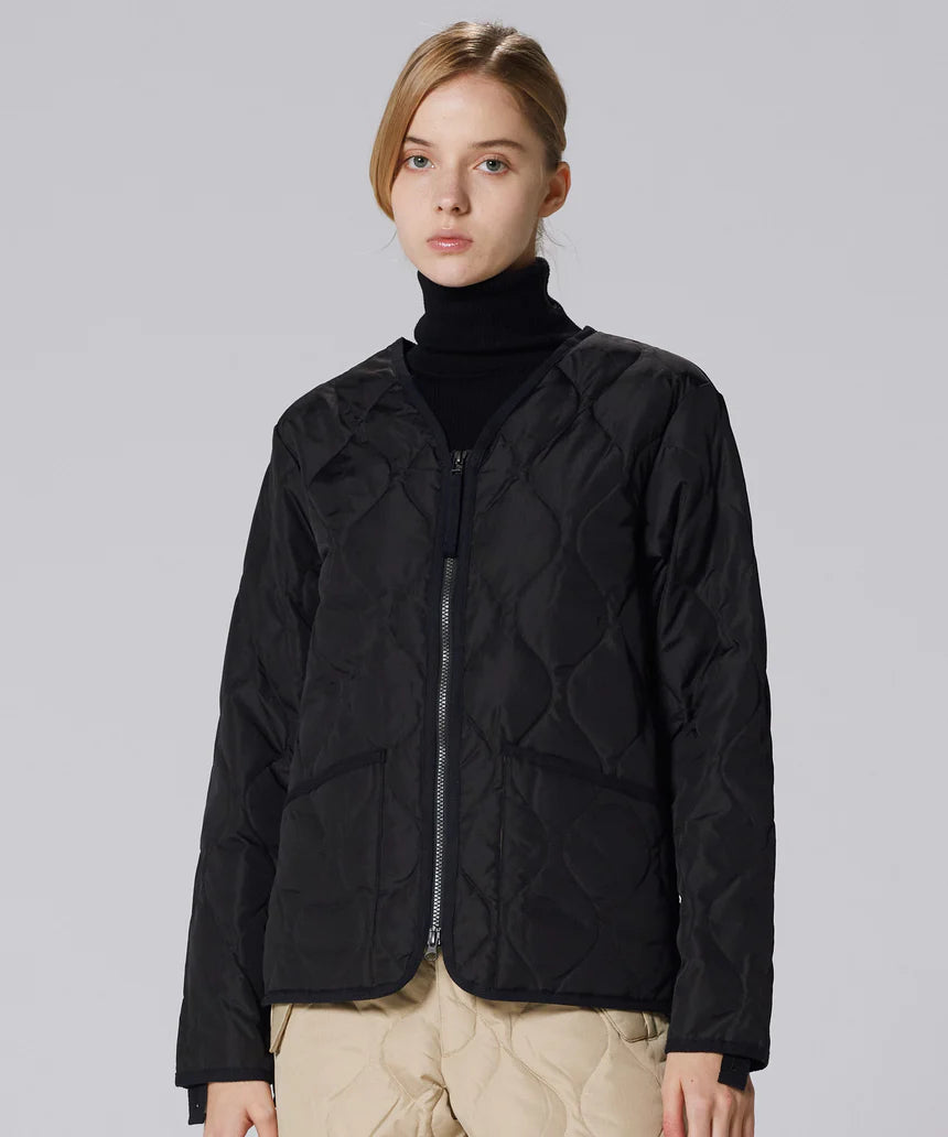 TAION / MILITARY W-ZIP V NECK DOWN JKT 【UNISEX】