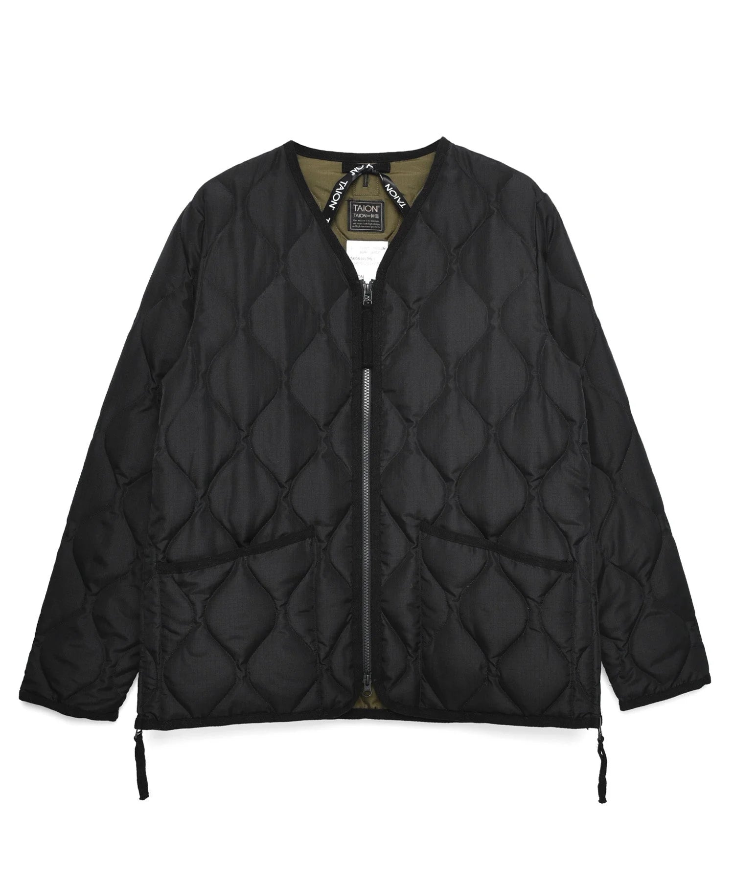 TAION / MILITARY W-ZIP V NECK DOWN JKT 【UNISEX】