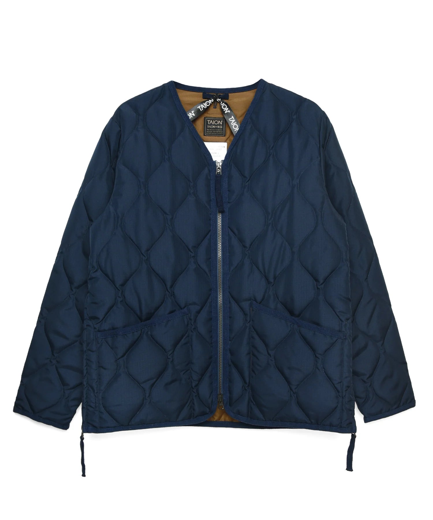TAION / MILITARY W-ZIP V NECK DOWN JKT 【UNISEX】