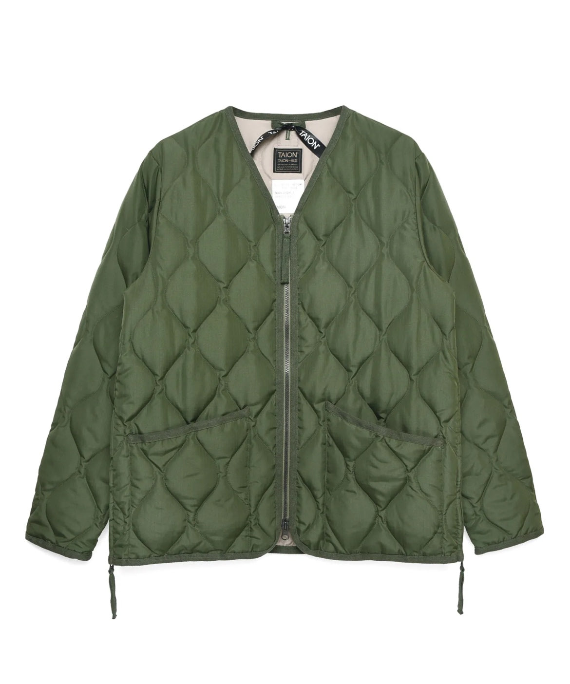 TAION / MILITARY W-ZIP V NECK DOWN JKT 【UNISEX】