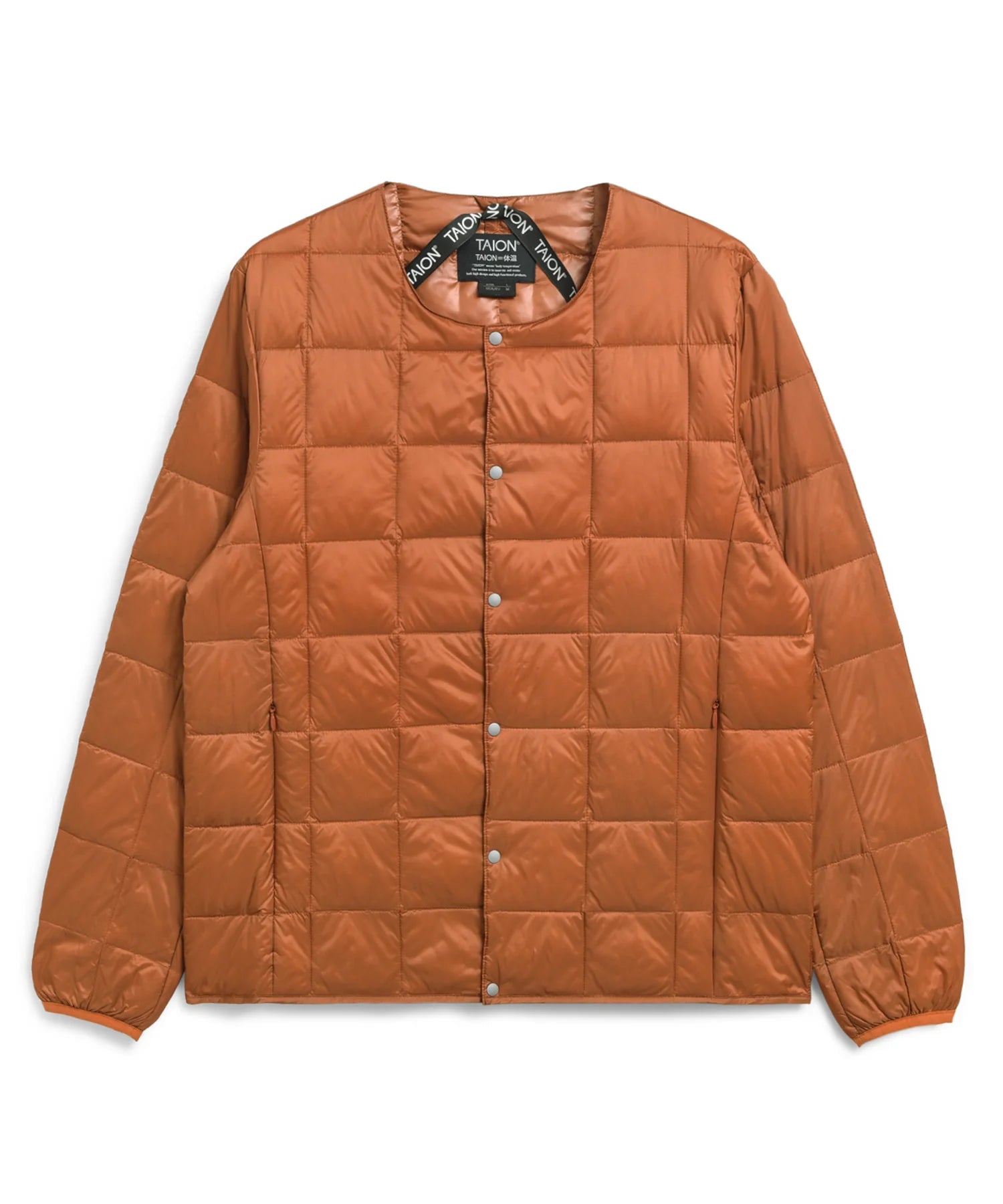 TAION / CREW NECK BOTTON INNER DOWN JKT