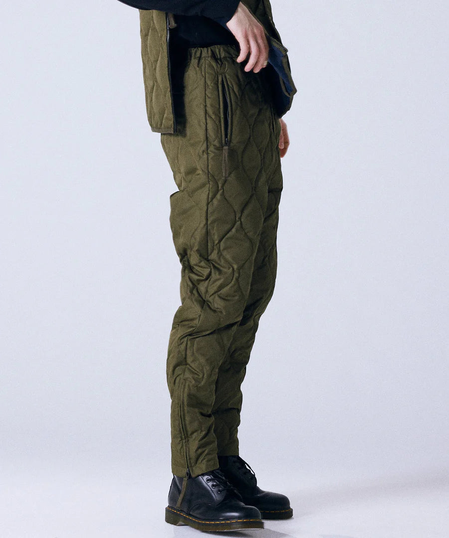 TAION / TAION / "ZIP SLIT" PARACHUTE DOWN PANTS 【UNISEX】