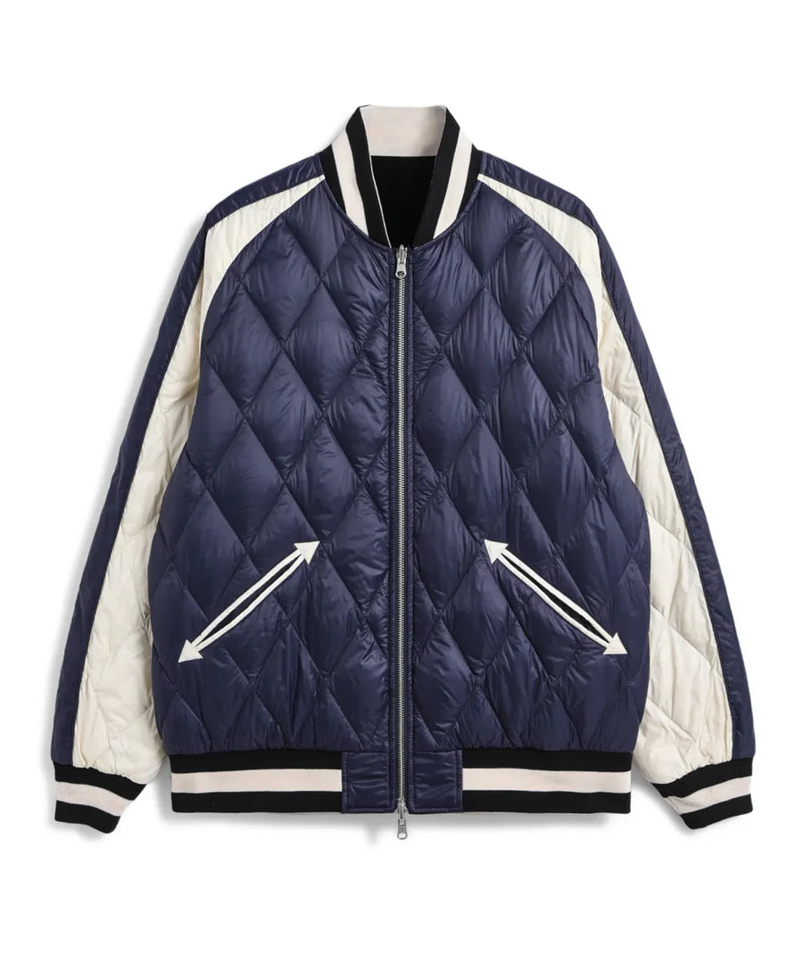 TAION / REVERSIBLE "SKAJAN" DOWN JACKET