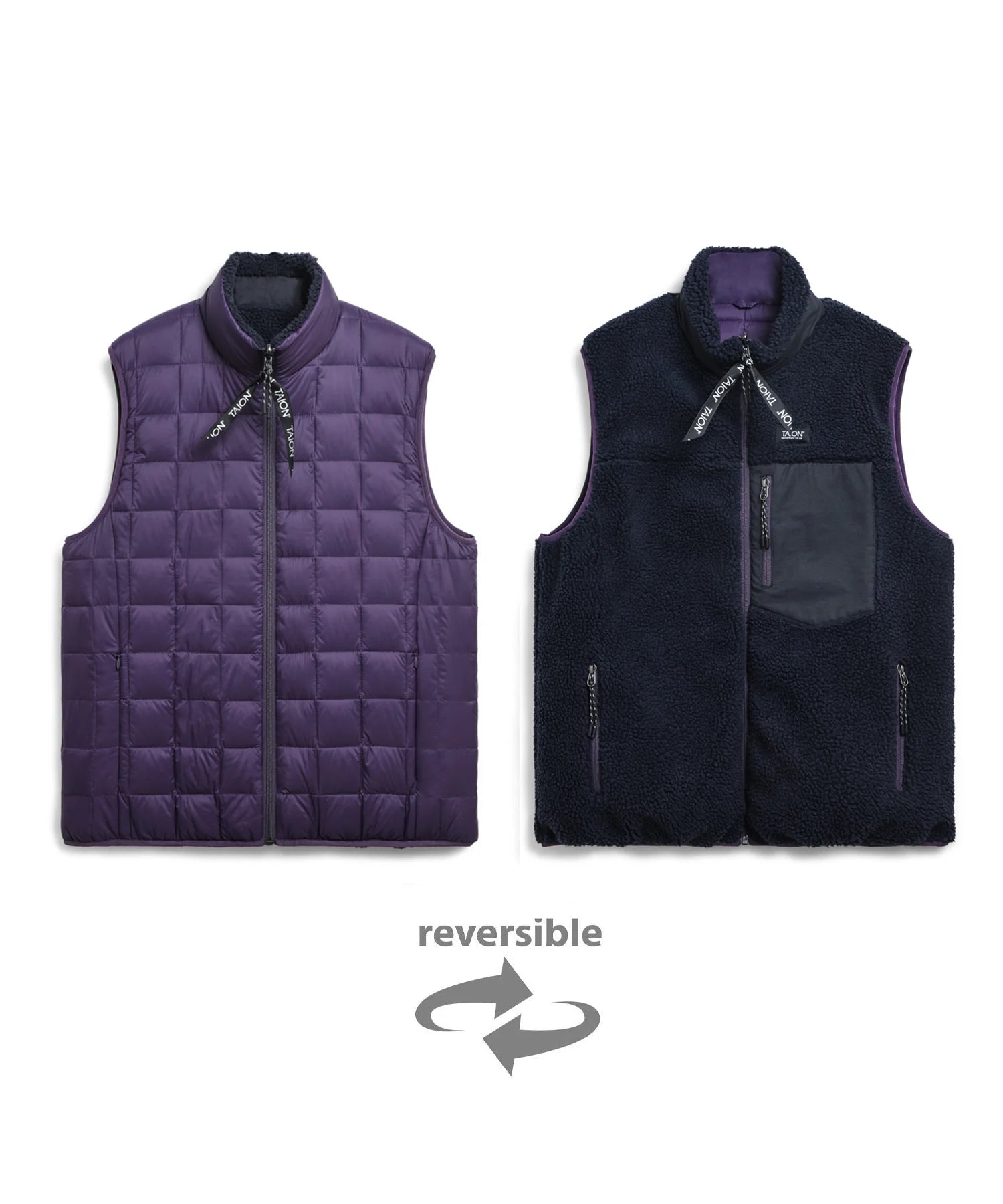TAION / "DOWN x BOA" REVERSIBLE VEST