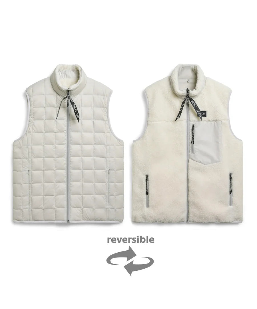 TAION / MOUNTAIN RIVERSIBLE "DOWN×BOA" HI NECK VEST