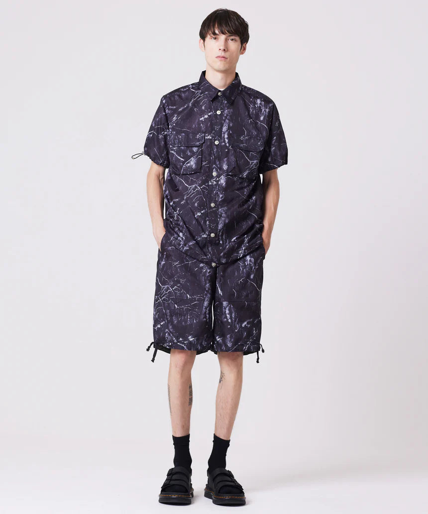 TAION / 【UNISEX】ノンダウン ミリタリー リバーシブル ショーツ