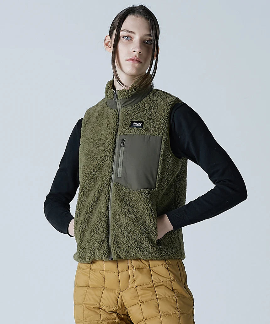 TAION / "DOWN x BOA" REVERSIBLE VEST