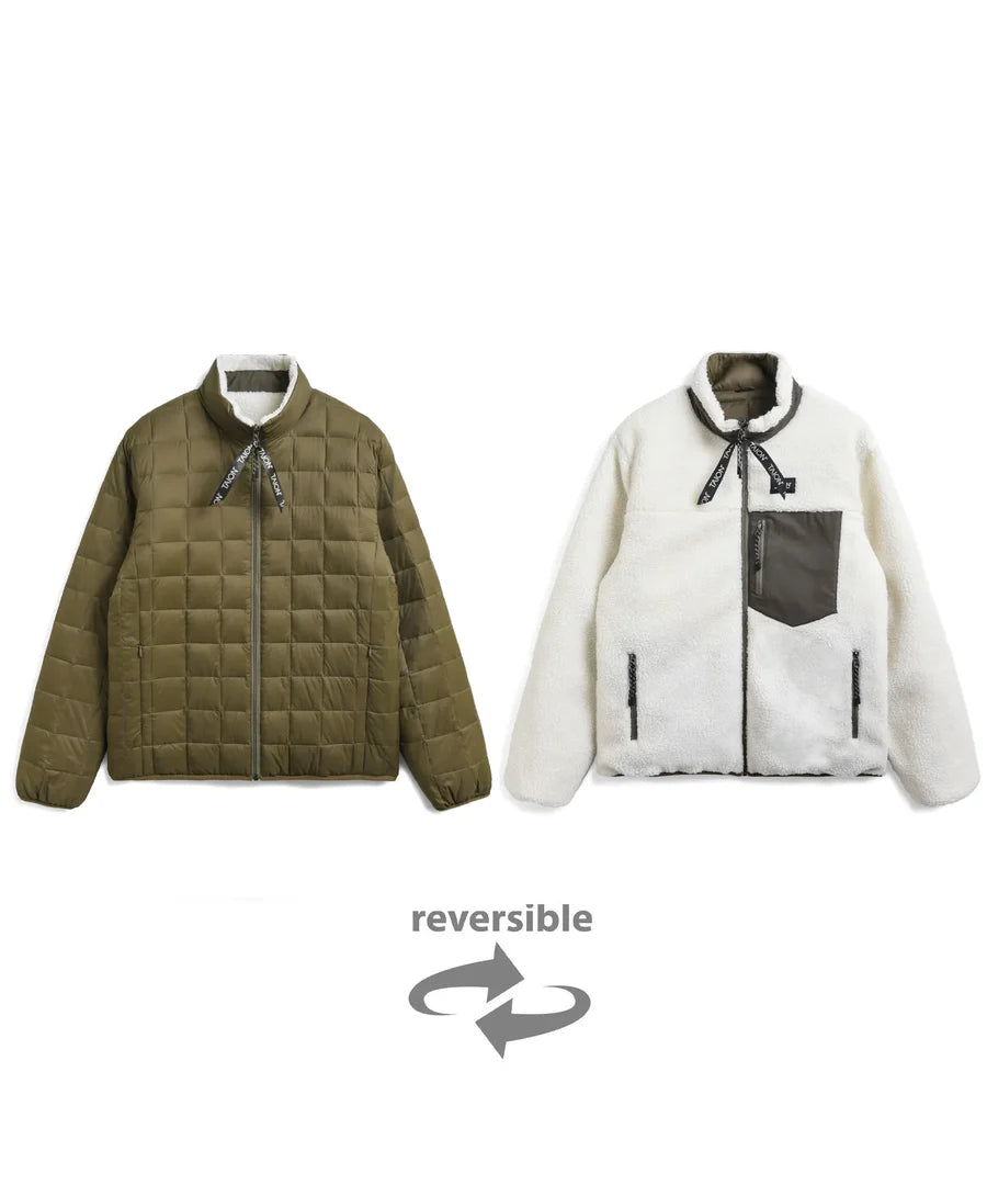 TAION / 【UNISEX】マウンテン リバーシブル ダウン×ボアジャケット(TAION-R102MB)