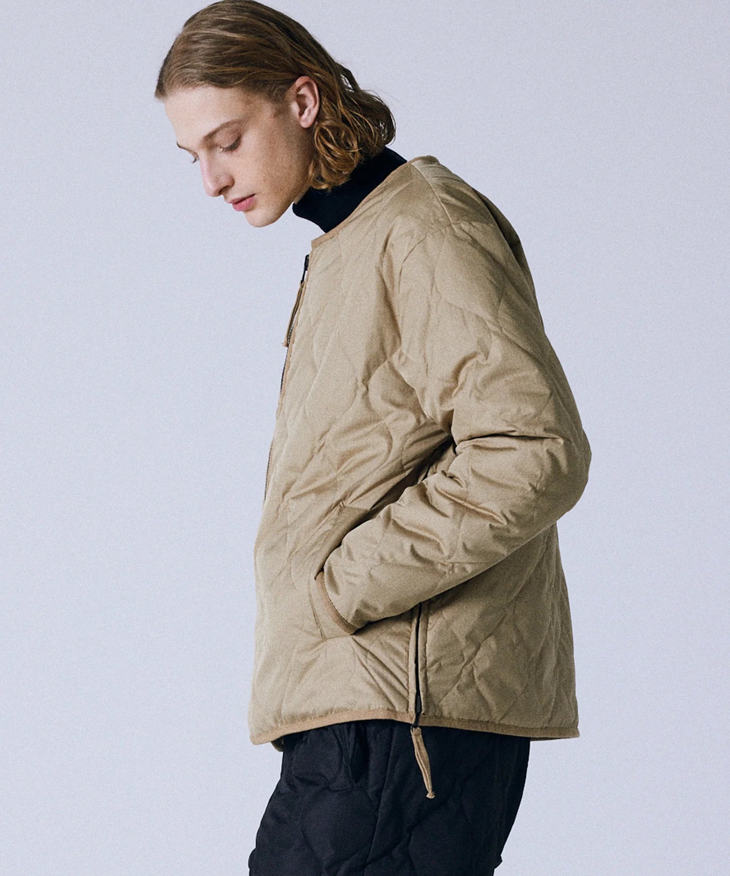TAION / MILITARY REVERSIBLE "CREW NECK" DOWN JKT 【UNISEX】