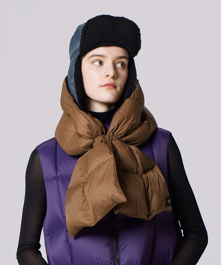 TAION / MOUNTAIN VOLUME DOWN SCARF