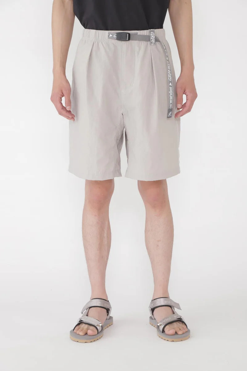 and wander / GRAMICCI × and wander nylon g-short