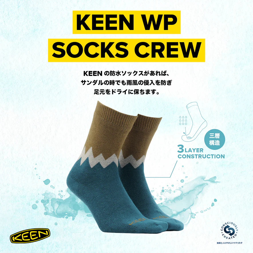 KEEN / KEEN WP SOCKS CREW Dark Olive