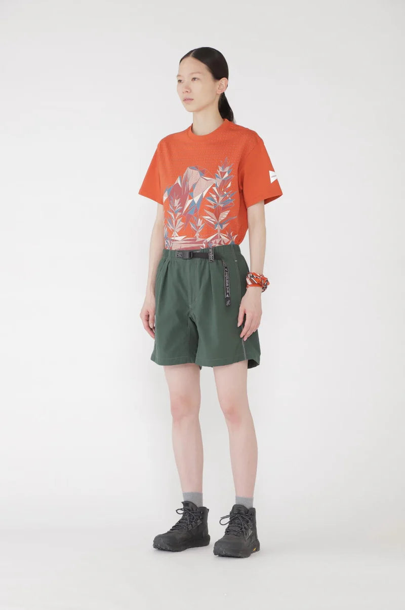 and wander / GRAMICCI × and wander nylon g-short