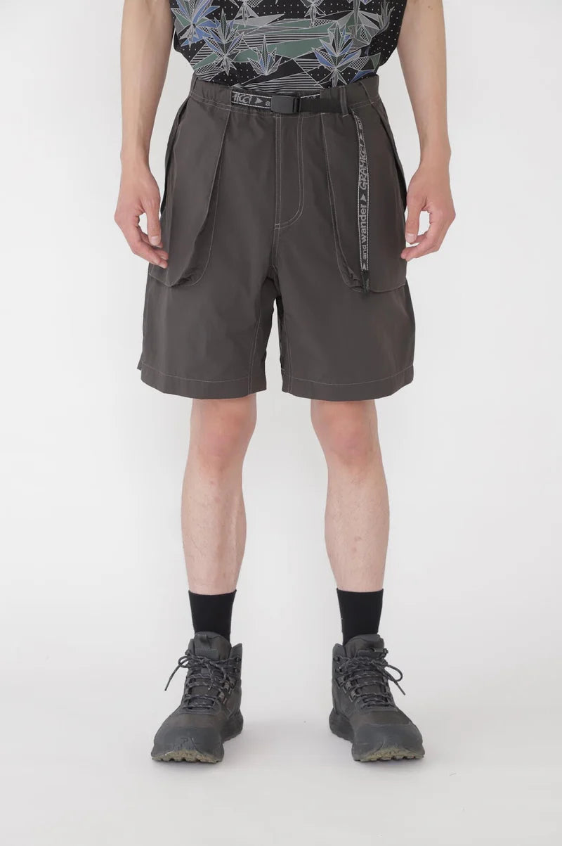 and wander / GRAMICCI × and wander brushed nylon short
