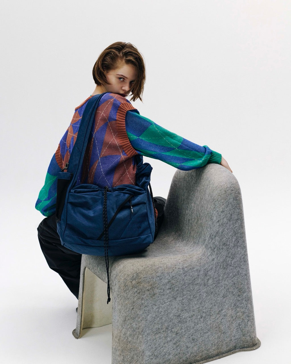 F/CE. / TEXTURED TWILL FUROSHIKI 2WAY SHOULDER / エフシーイー テクスチャード ツイル フロシキ 2ウェイ ショルダー