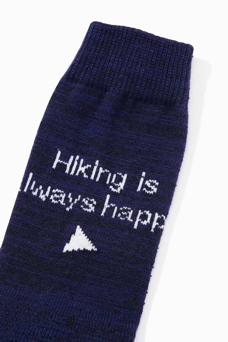 and wander / PE/CO pile socks