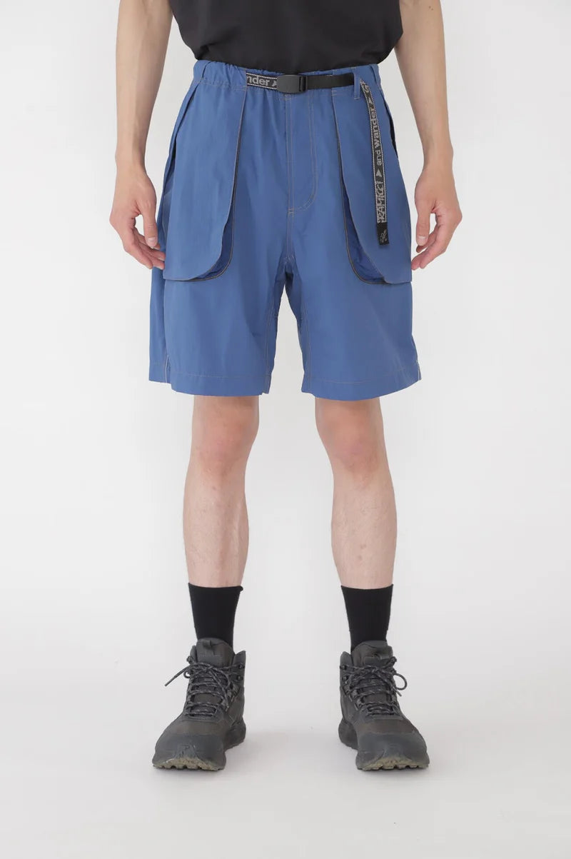and wander / GRAMICCI × and wander brushed nylon short
