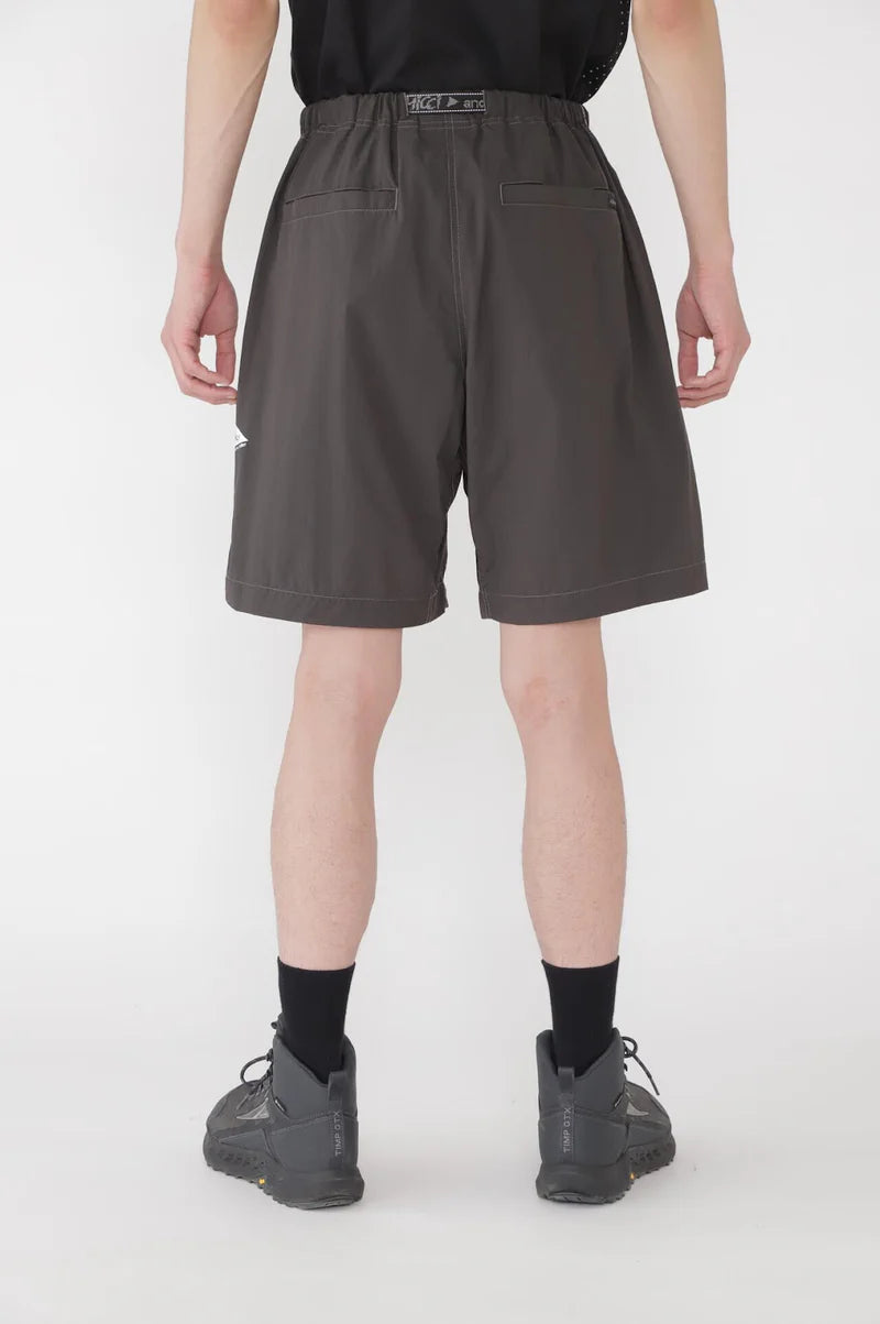 and wander / GRAMICCI × and wander brushed nylon short