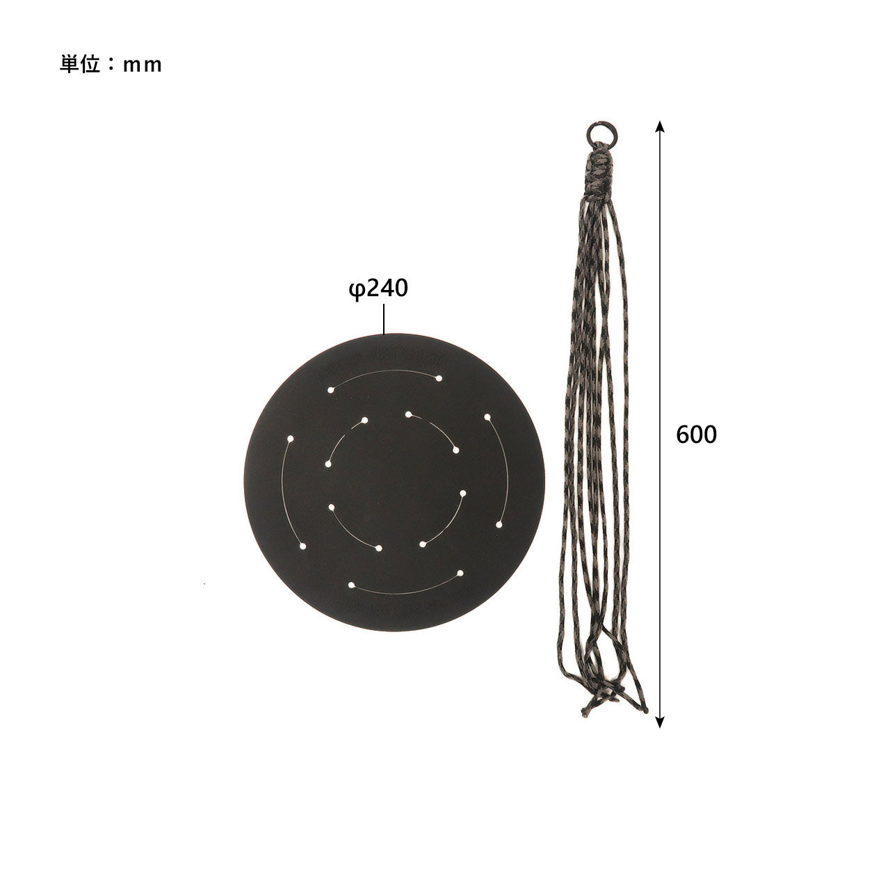 POST GENERAL / RUBBER POT HANGER S