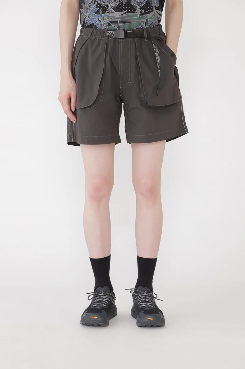 and wander / GRAMICCI × and wander brushed nylon short