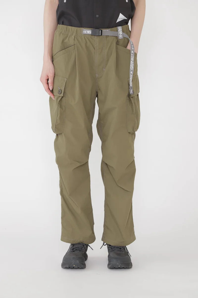 and wander / gramicci military wide pants