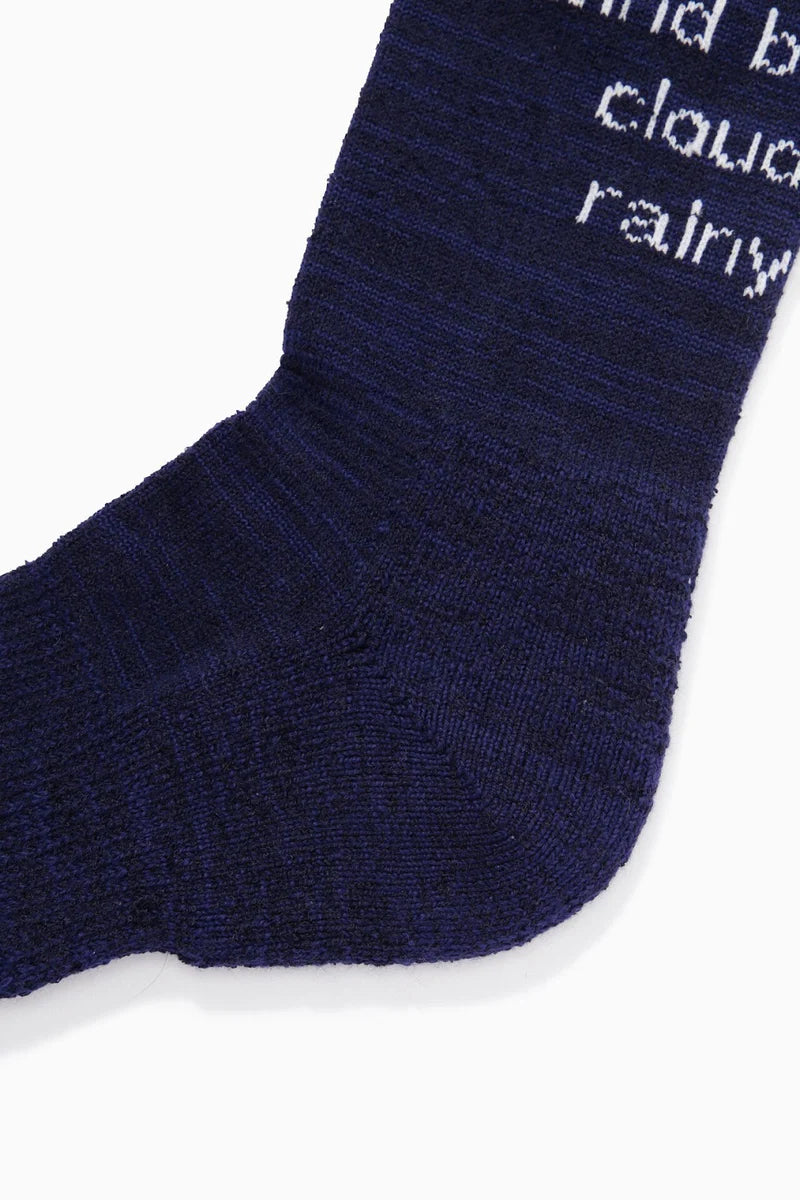 and wander / PE/CO pile socks