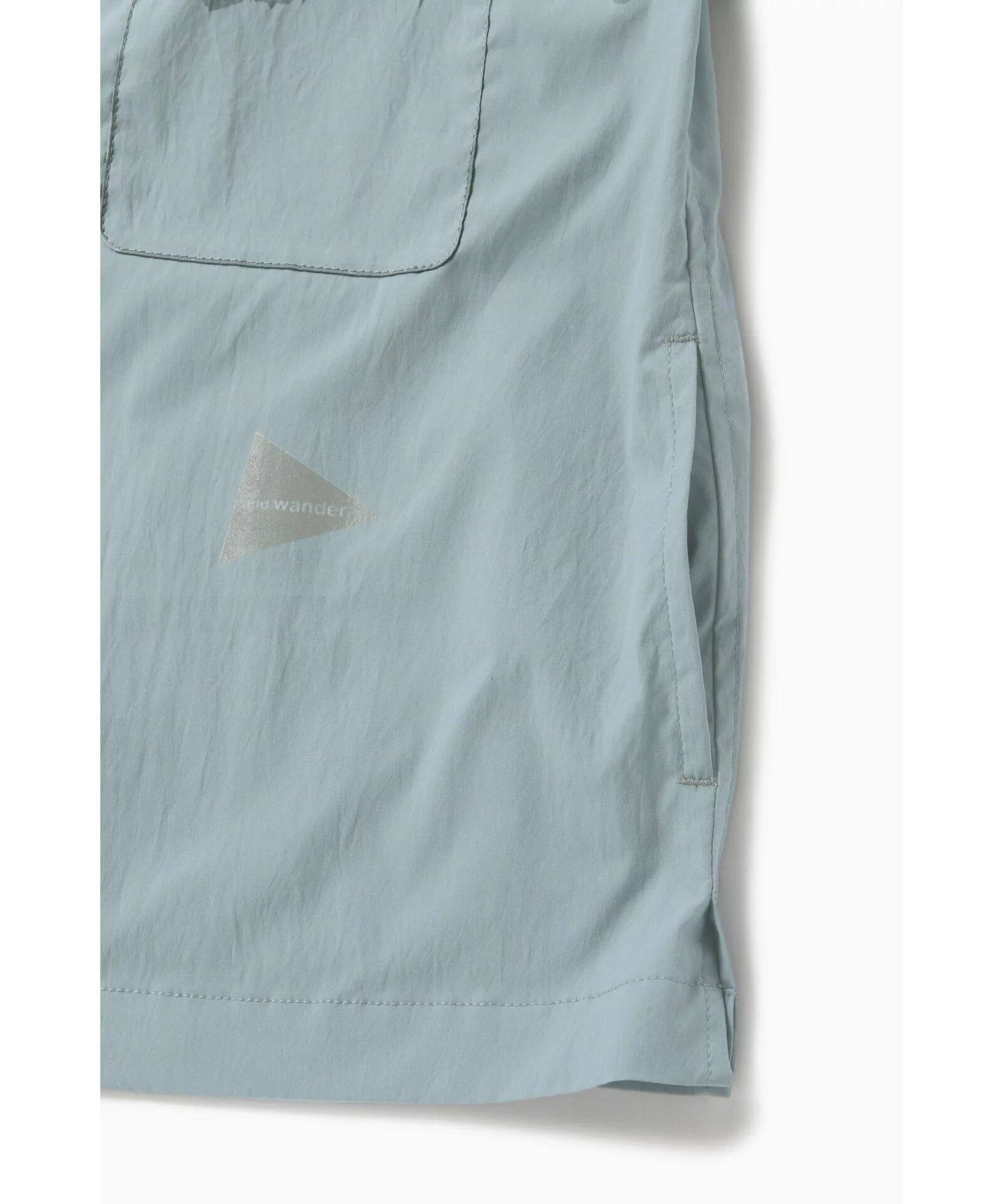 and wander / UV cut stretch SS shirt