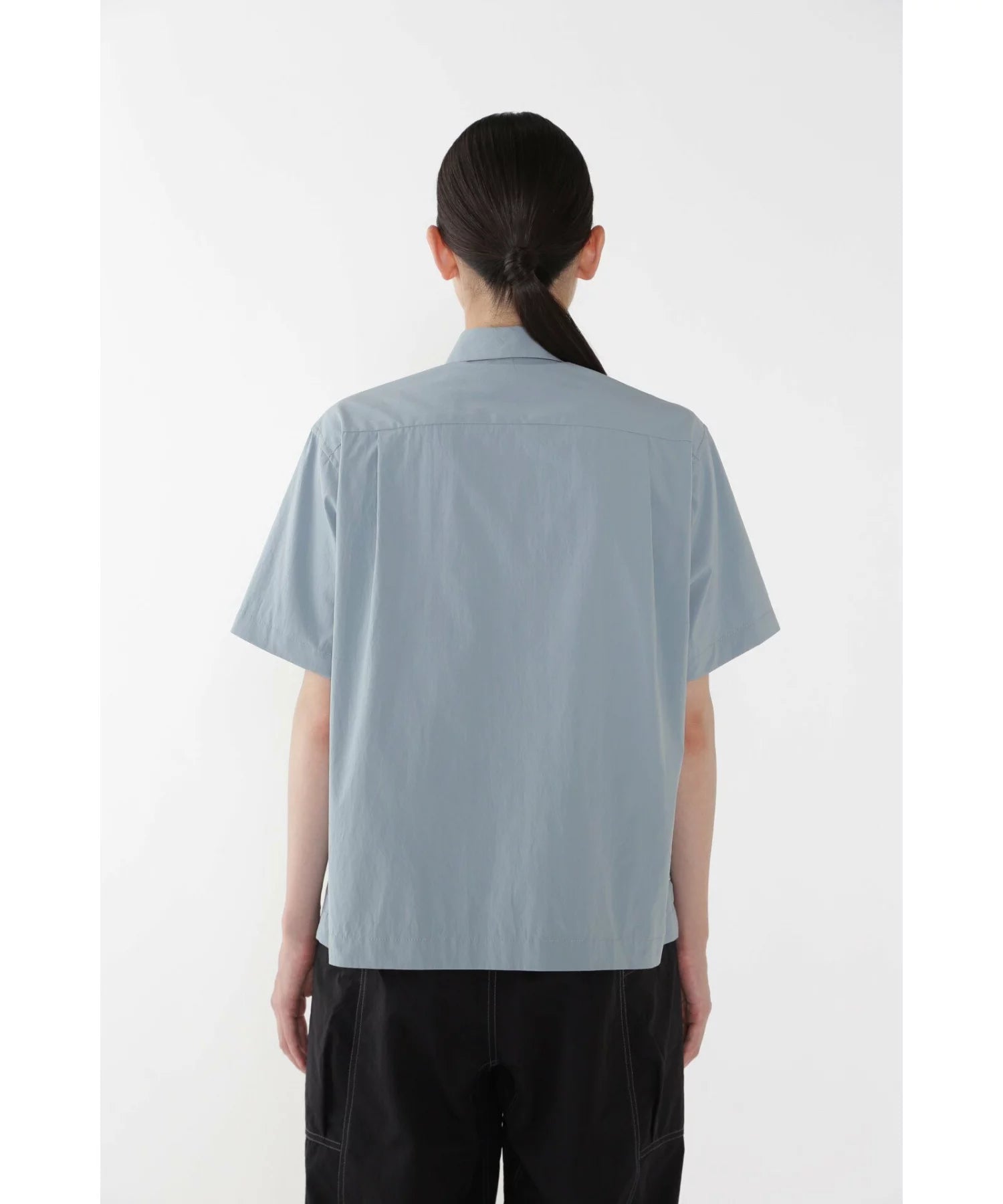 and wander / UV cut stretch SS shirt