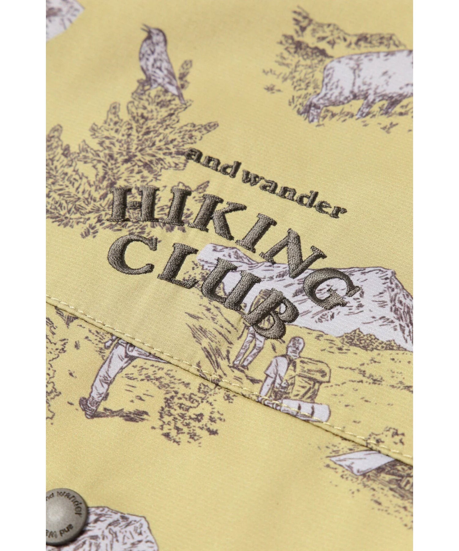and wander / hiking club tech shirt