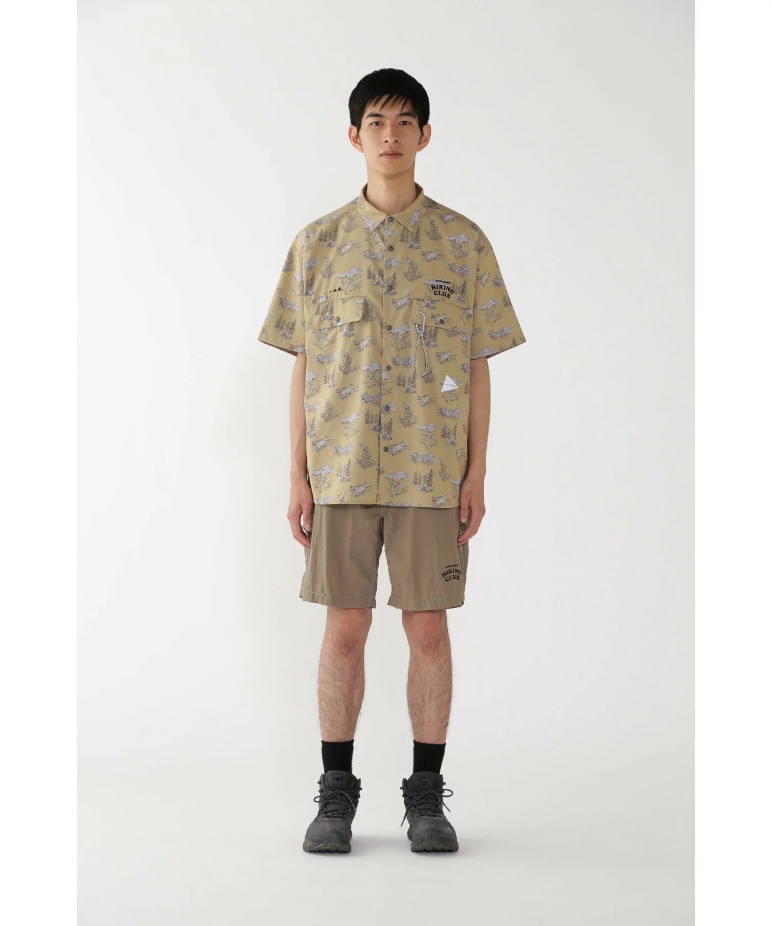 and wander / hiking club tech shirt