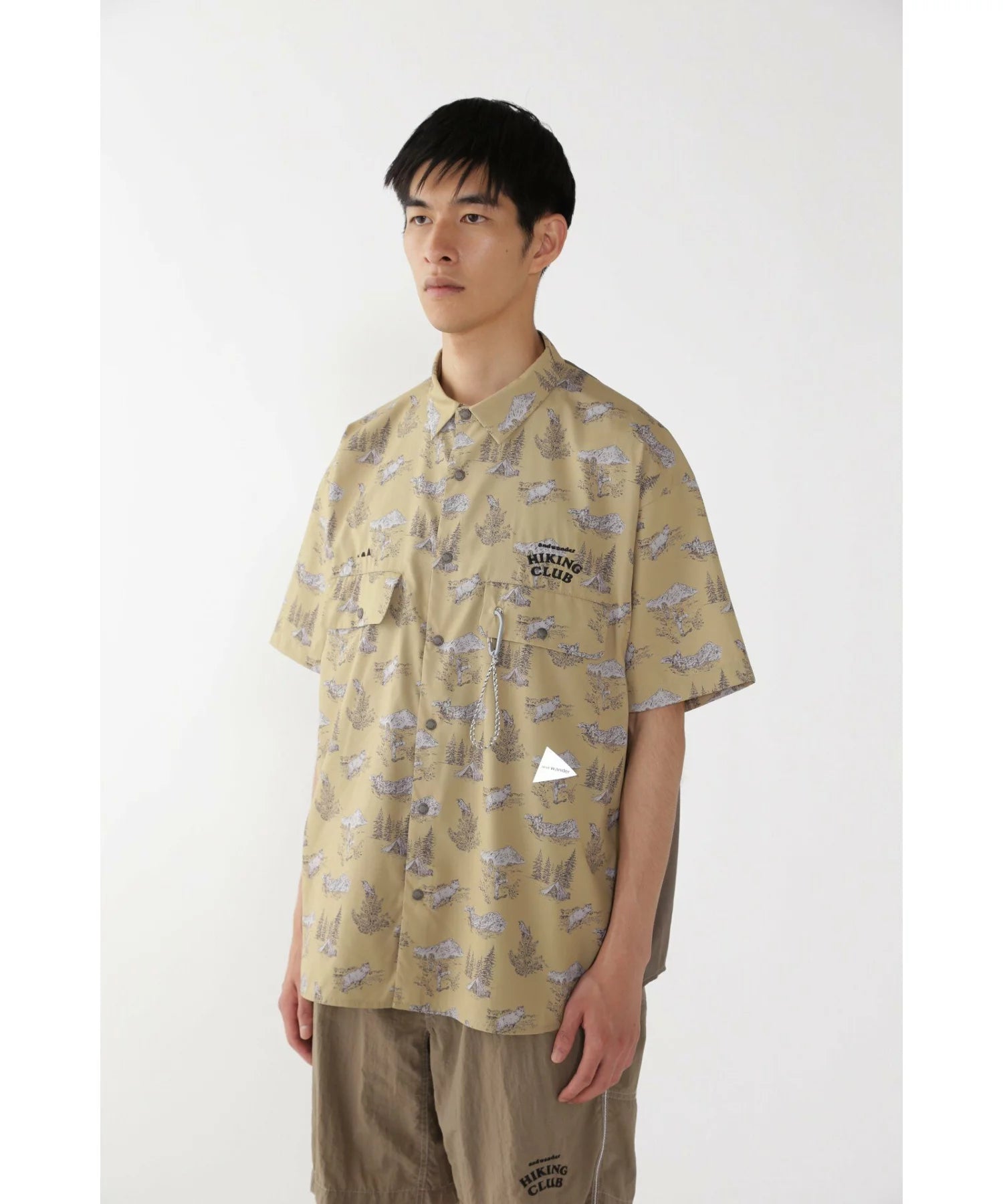 and wander / hiking club tech shirt