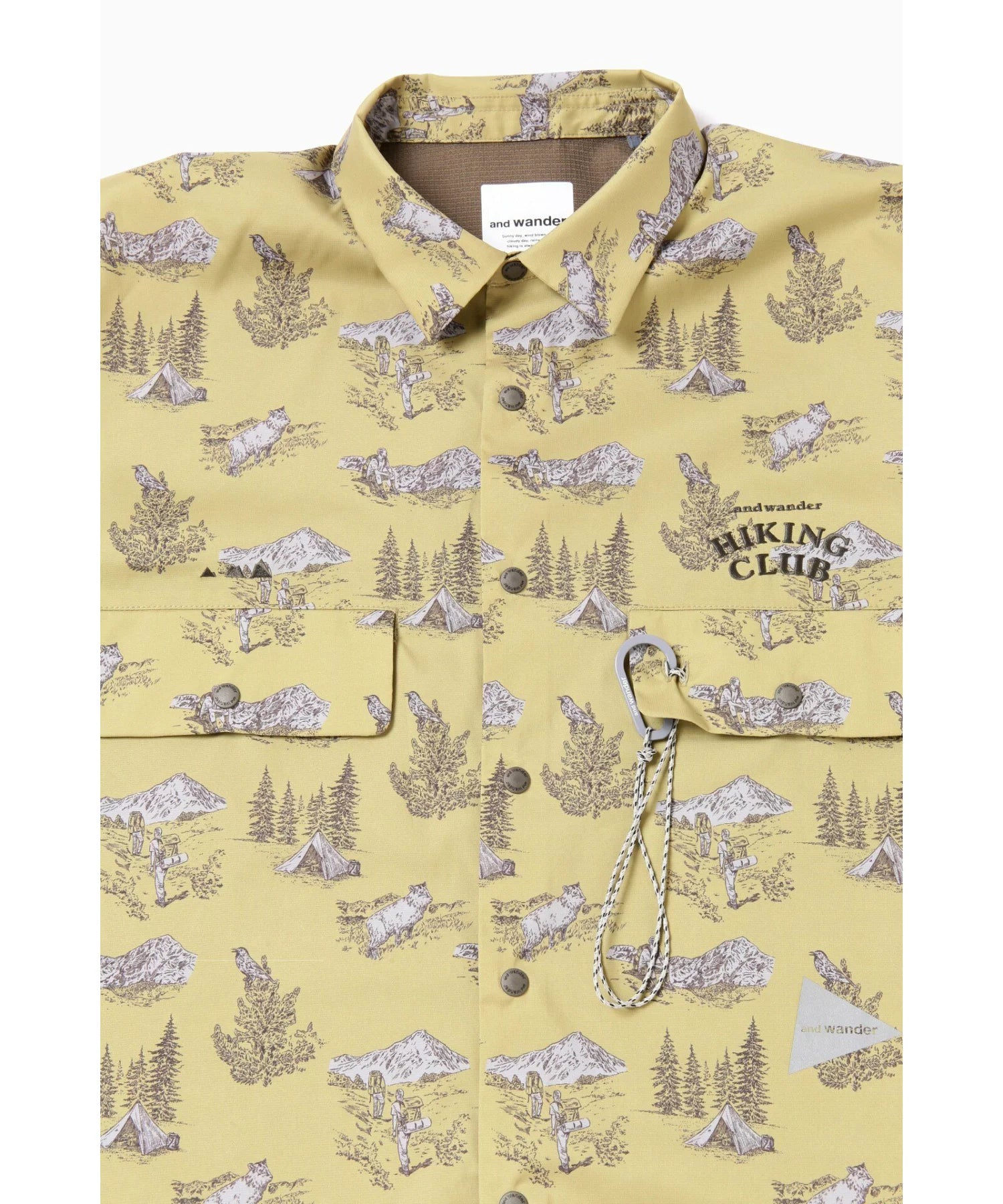 and wander / hiking club tech shirt