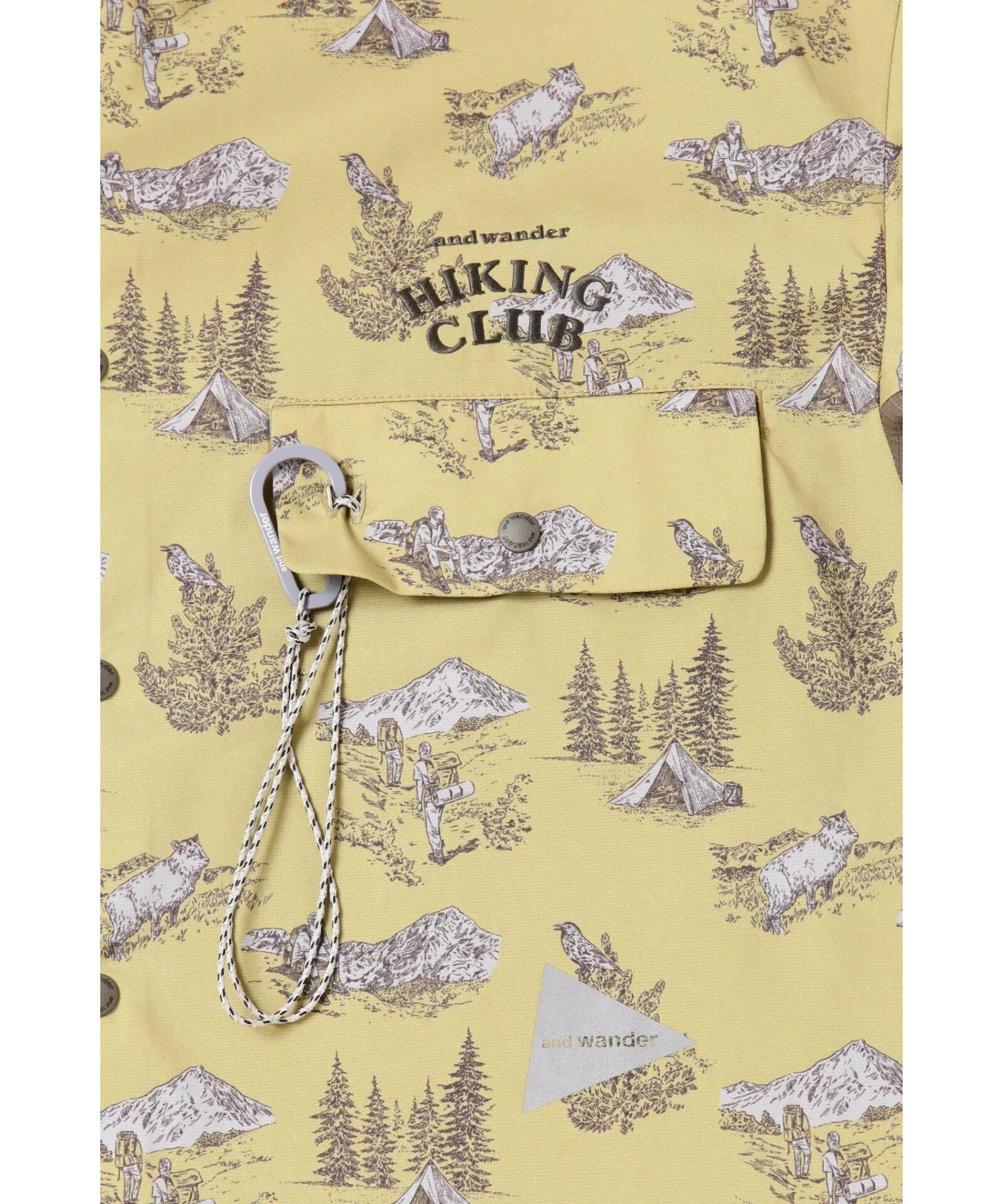 and wander / hiking club tech shirt