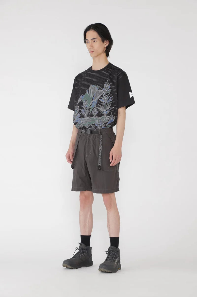 and wander / GRAMICCI × and wander brushed nylon short