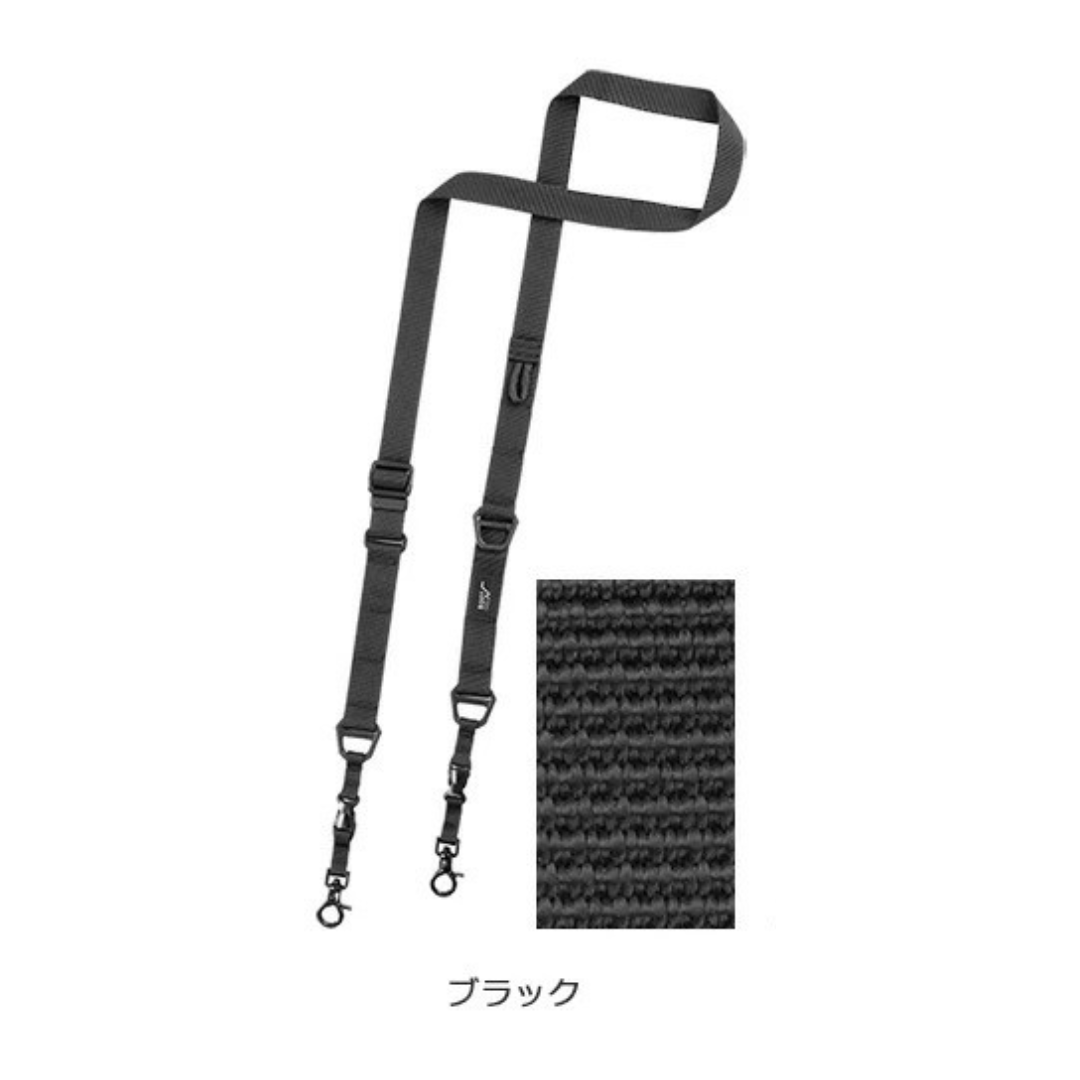 ROOT CO. / GRAVITY UTILITY WEBBING NECK/SHOULDER LOOP (ブラック)