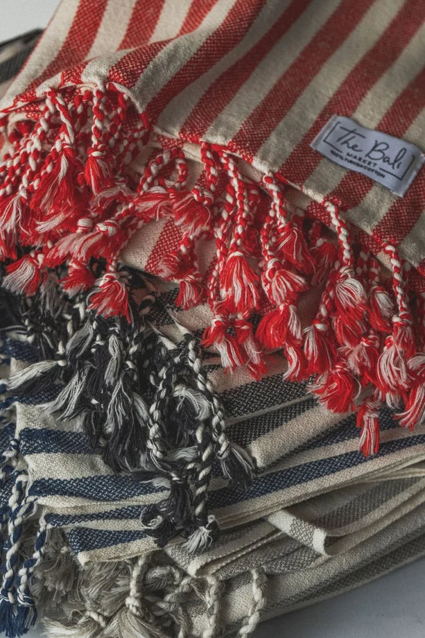 Auntierosa Holiday / VERTICAL STRIPE TURKISH TOWEL