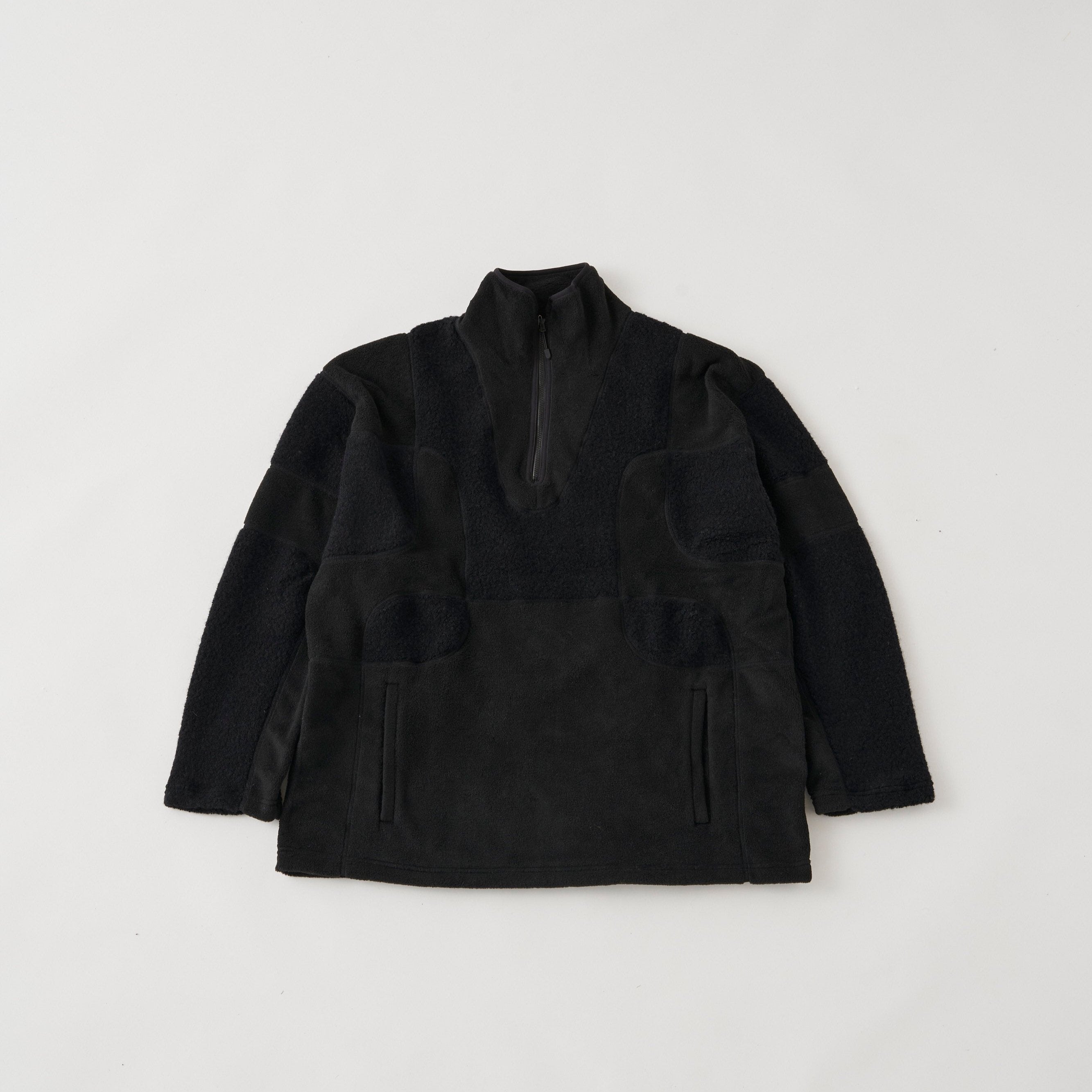 White Mountaineering / PATCHWORK ZIP PULLOVER
