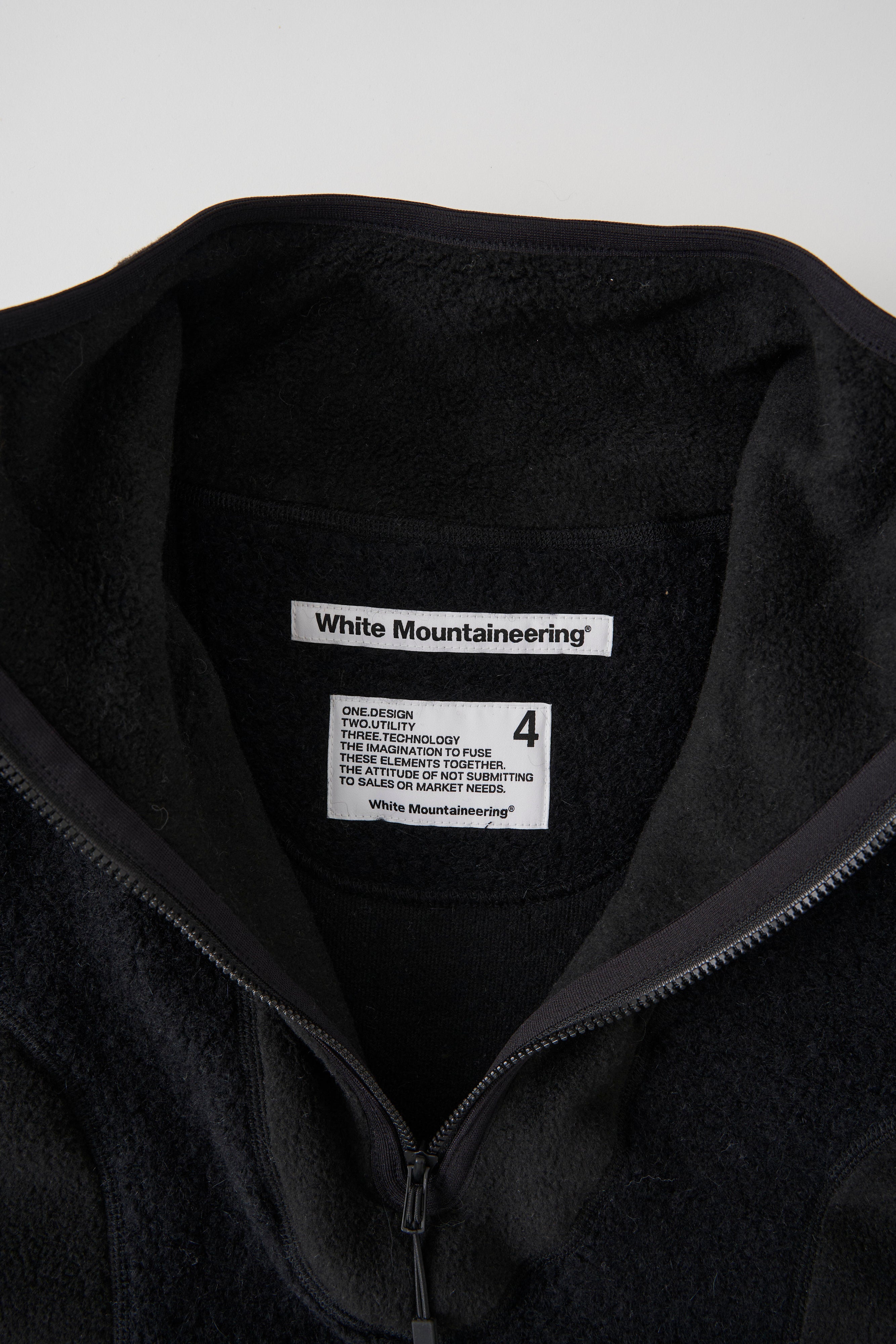 White Mountaineering / PATCHWORK ZIP PULLOVER