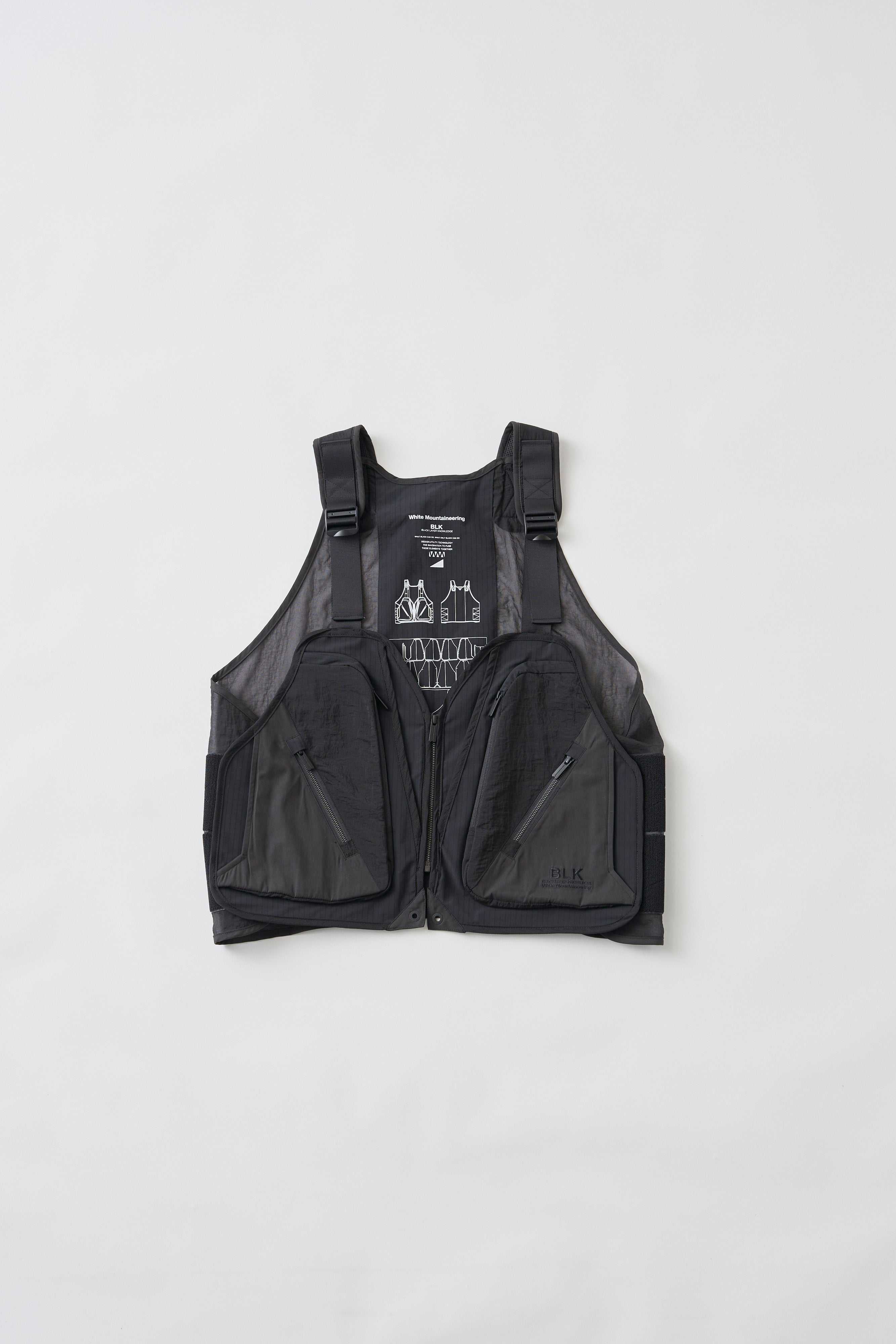 White Mountaineering｜BLK CAMPING VEST