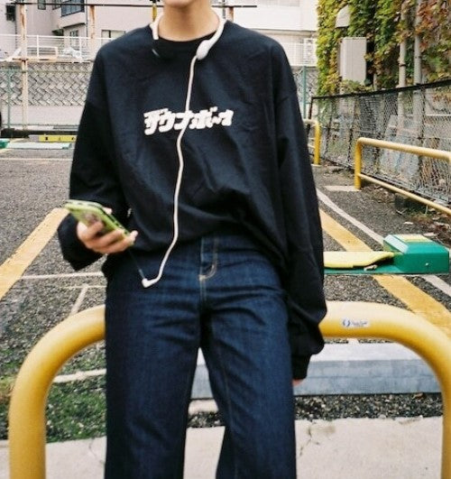 サウナボーイ  / サウナボーイ ロゴロングスリーブTシャツ