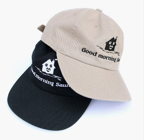 GOOD MORNING SAUNA / GMS Washed Base Ball Cap
