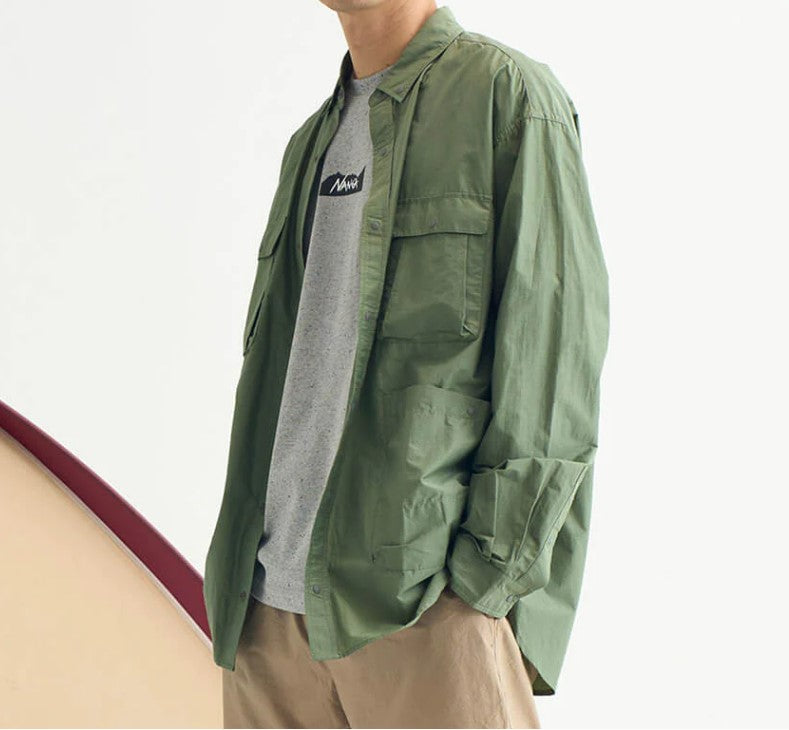 NANGA / C/N RIPSTOP CAMP SHIRT