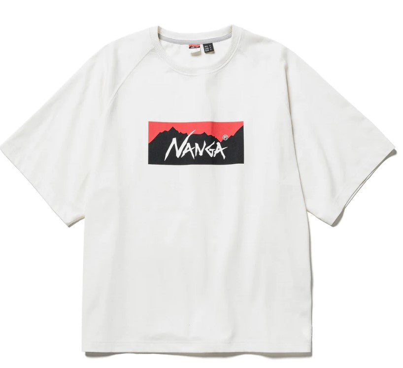 NANGA / ECO HYBRID BOX LOGO LOOSE FIT TEE