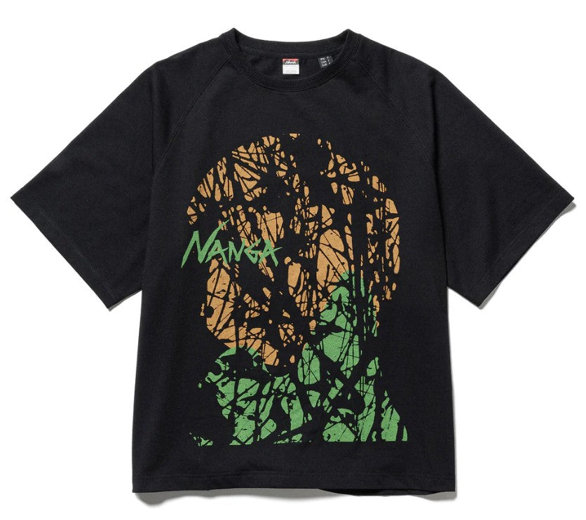 NANGA / ECO HYBRID SHINING THROUGT LOOSE FIT TEE