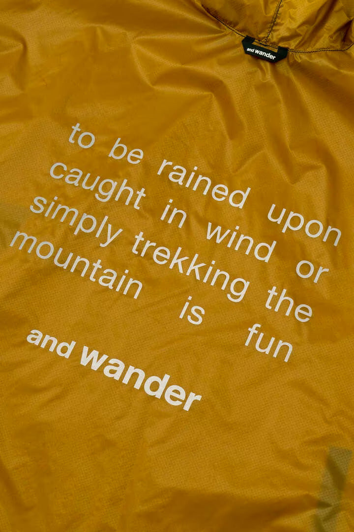 andwander / sil poncho