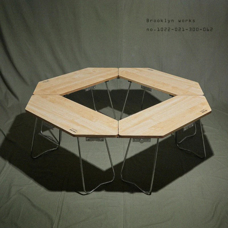 BROOKLYN WORKS / WOOD MIX TABLE