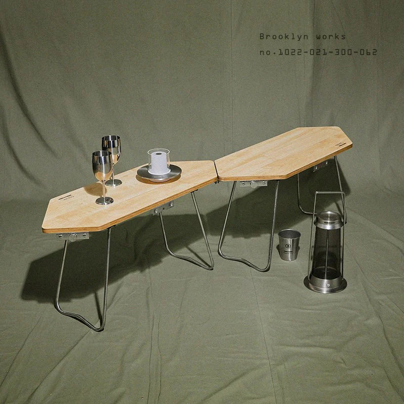 BROOKLYN WORKS / WOOD MIX TABLE