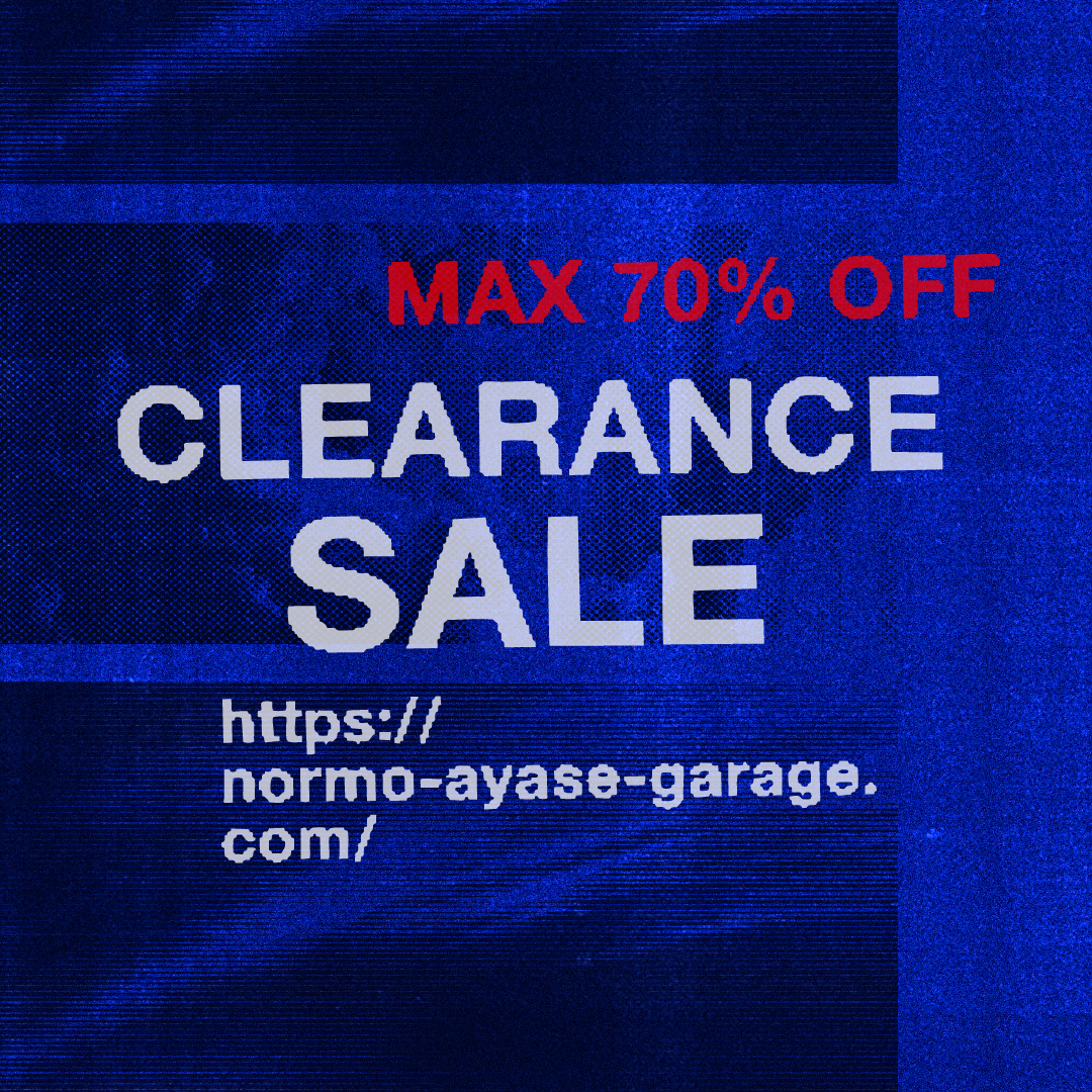 【CLEARANCE SALE】最大70％OFF！セールもいよいよラストに。