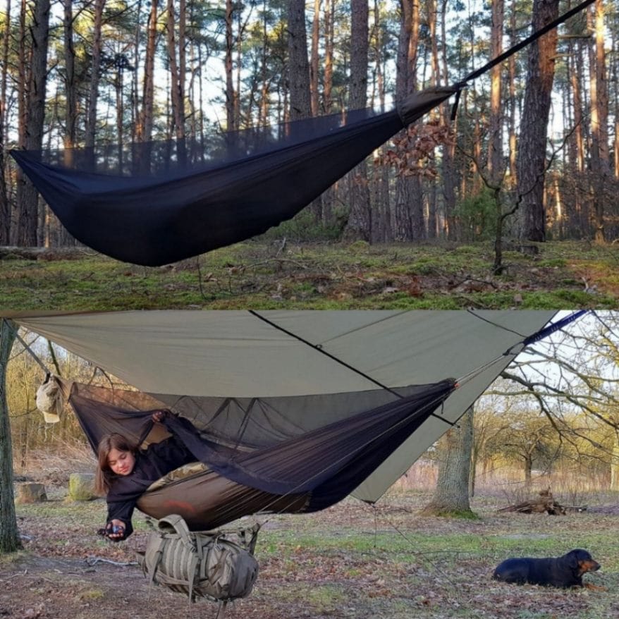 BUSHMEN / VAGABOND Hammock set/dark olive