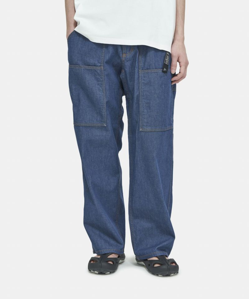 andwander / gramicci x andwander DENIM BAGGY PANTS